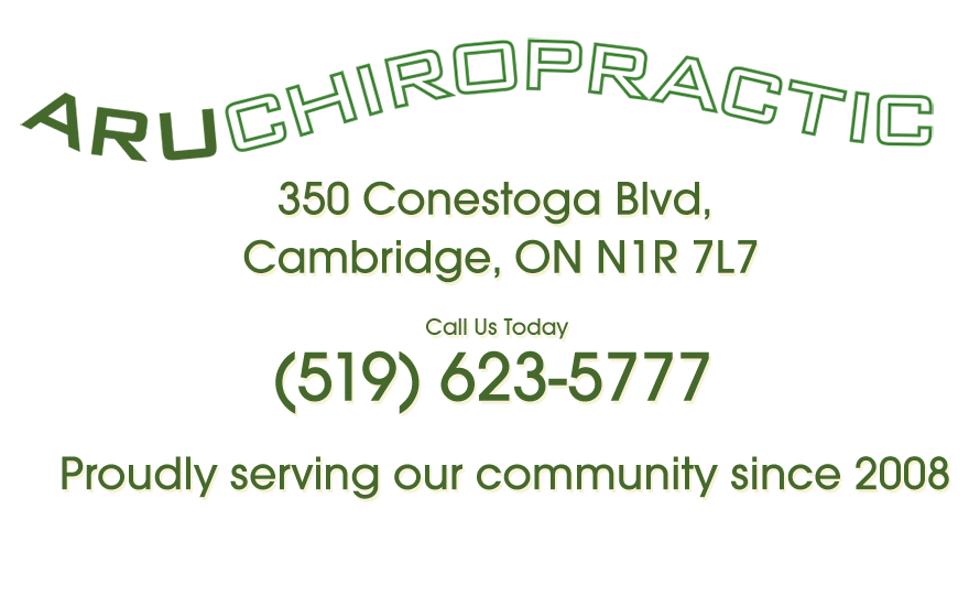 Aru Chiropractic – Cambridge Ontario Chiropractor Massage Therapy Shock Wave Therapy Logo
